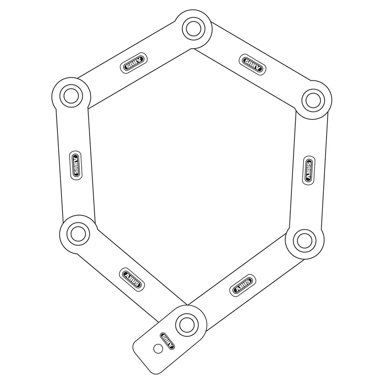 Abus Bordo 6000/90 ST Black - Image 3