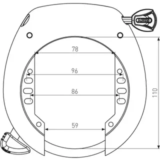 Abus Frame Lock Shield XPlus 5755L ART 2 - Image 3
