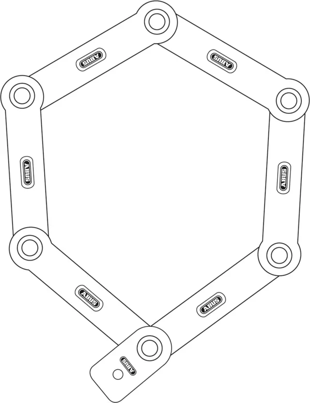 Abus Bordo 5700/80 Black (Rubber case) - Image 4