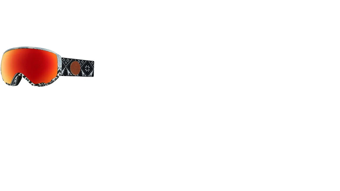 ANON Glasses WM1 MFI Black/White w/Sonar Red Face Mask