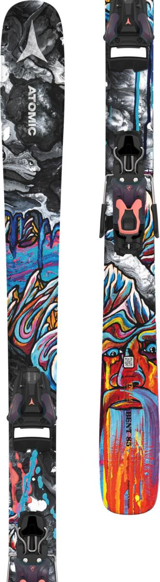 ATOMIC alpine skis with bindings Bent 85