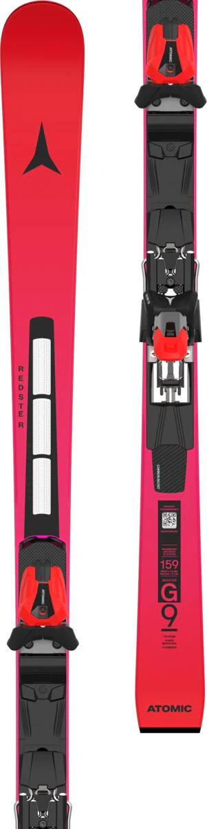 ATOMIC alpine skis with bindings Redster FIS G9 RVSK S J-RP3 red/violet w/Icon 12
