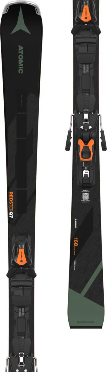 ATOMIC alpine skis with bindings Redster Q7 RVSK C PT blk/green w/E MI 12