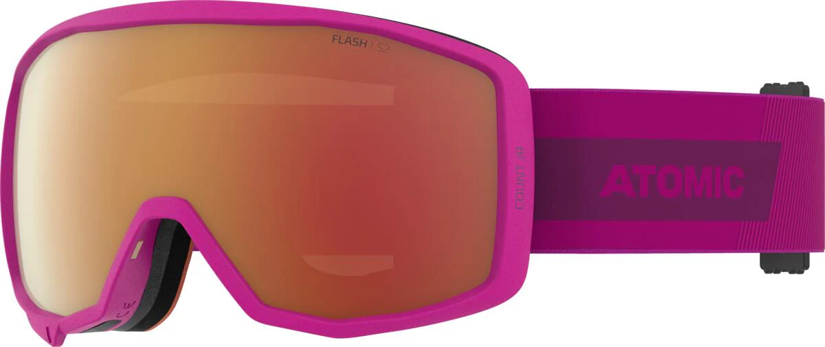 ATOMIC Glasses JR Count Spherical Pink w/Red Flash C2