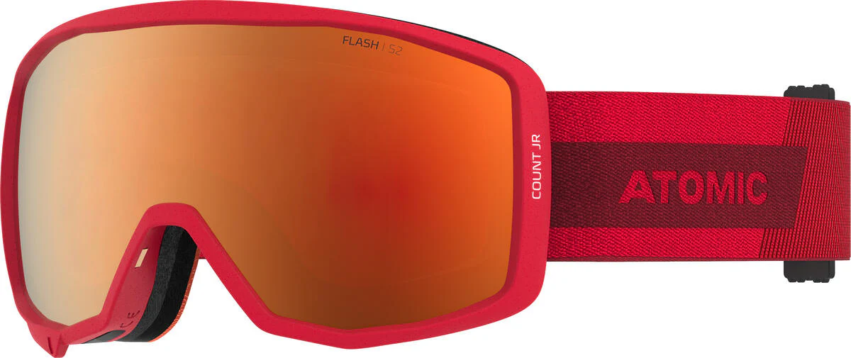 ATOMIC Glasses JR Count Spherical Red w/Red Flash C2
