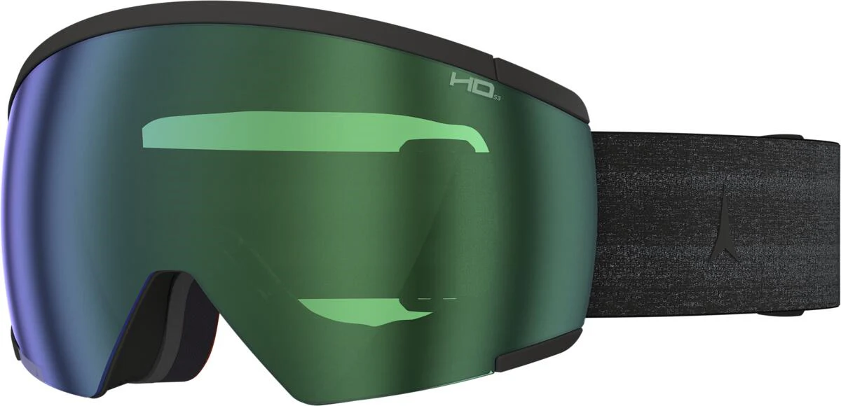 ATOMIC goggles Redster M HD black w/green HD C2-3