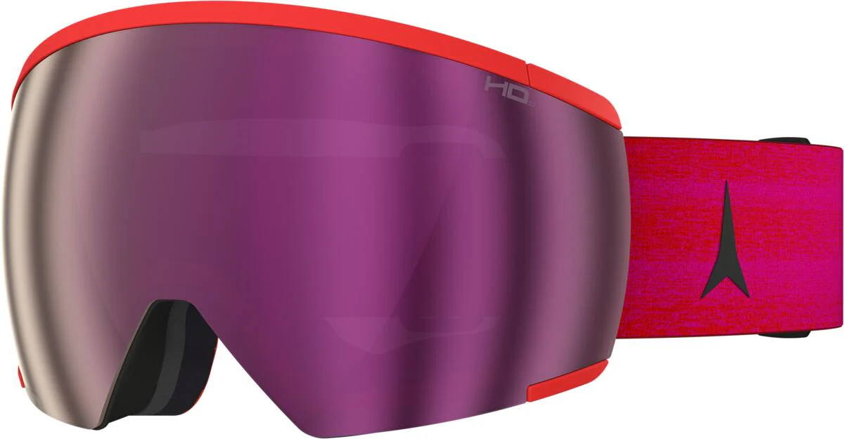 ATOMIC goggles Redster WC L HD red tension w/pink copper HD C2-3 /XLens yellow/blue HD C1-2/blue HD C1-2/clear