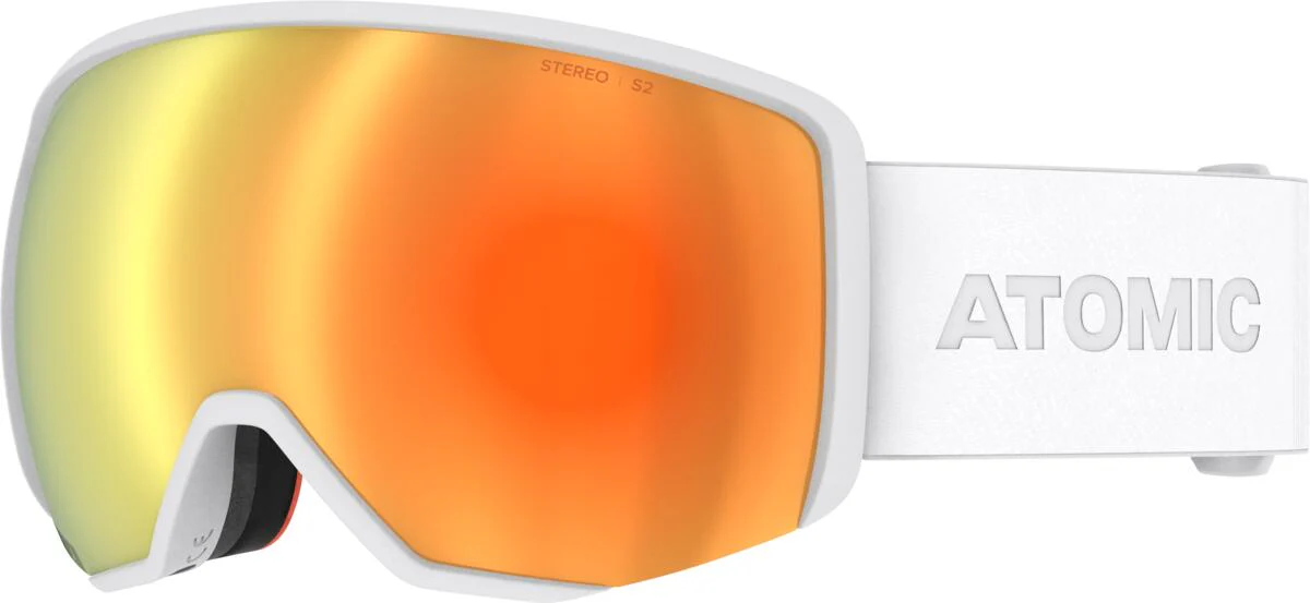 ATOMIC goggles Revent L ST white w/red ST C2