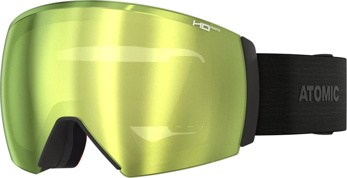 ATOMIC goggles Revent Q HD Photo black w/green gold Photo HD C1-C3 w/X Lens C0