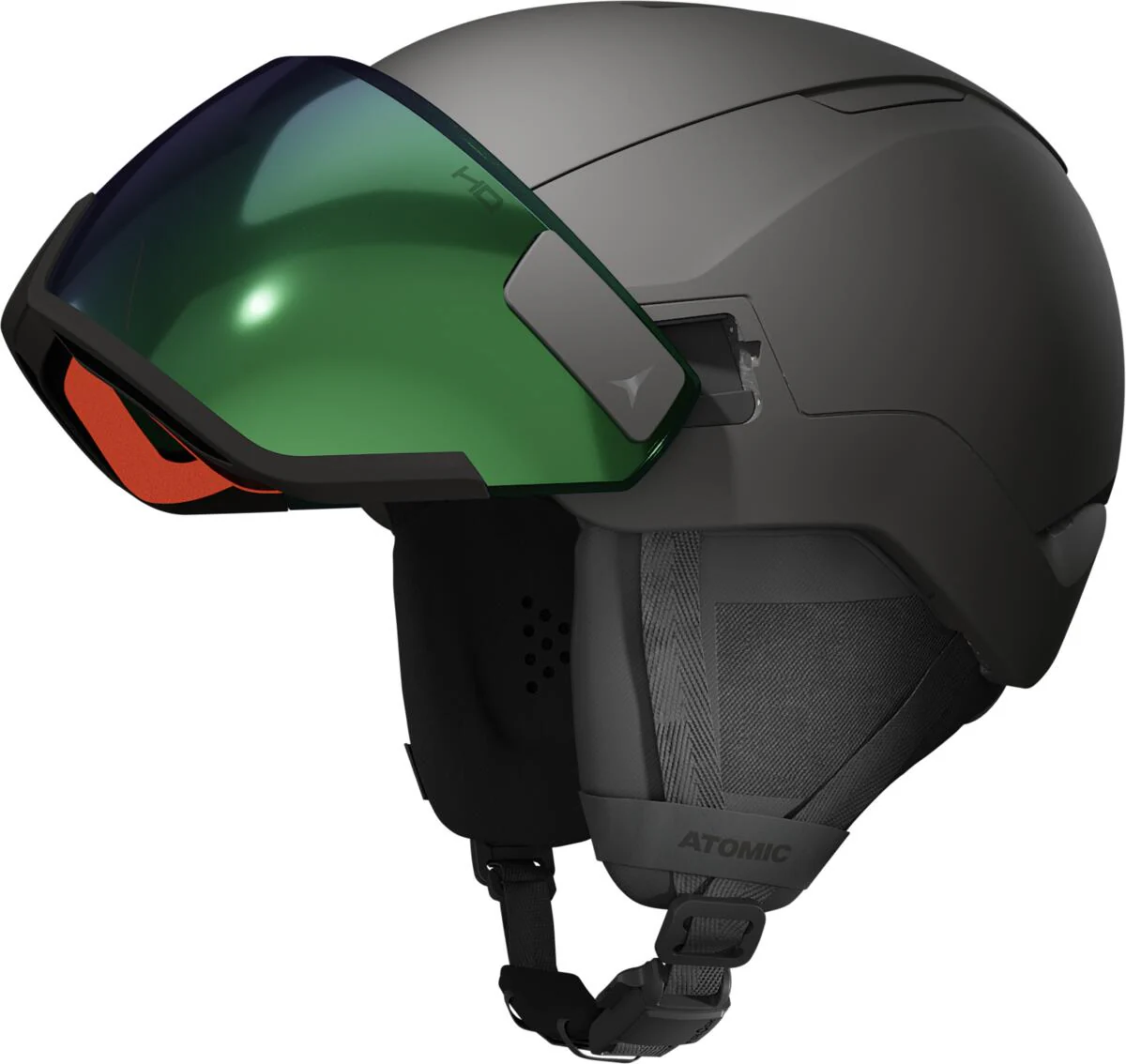 ATOMIC helmet Revent GT Amid Visor HD black w/green HD C2-3