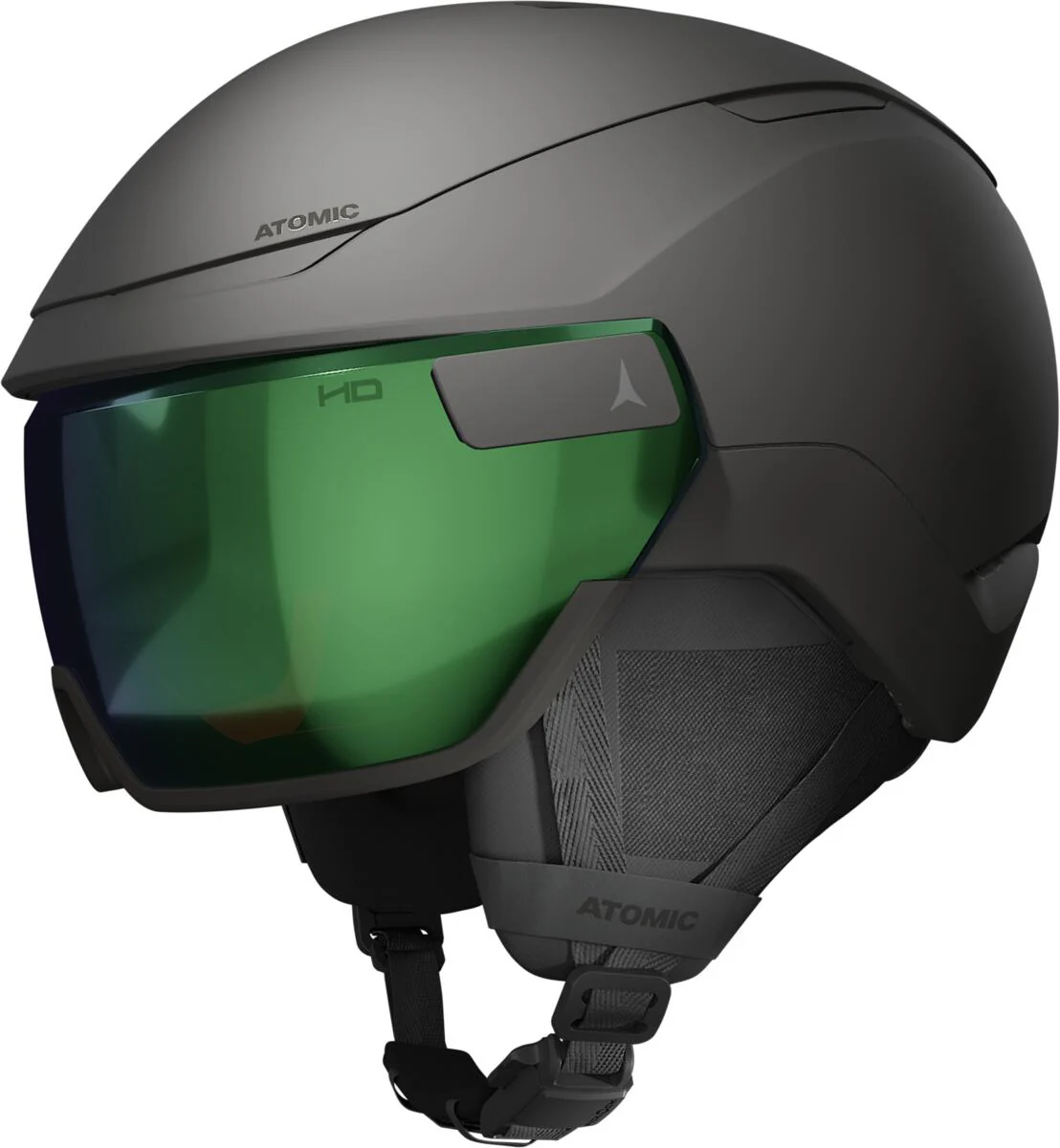 ATOMIC helmet Revent GT Amid Visor HD black w/green HD C2-3 - Image 2