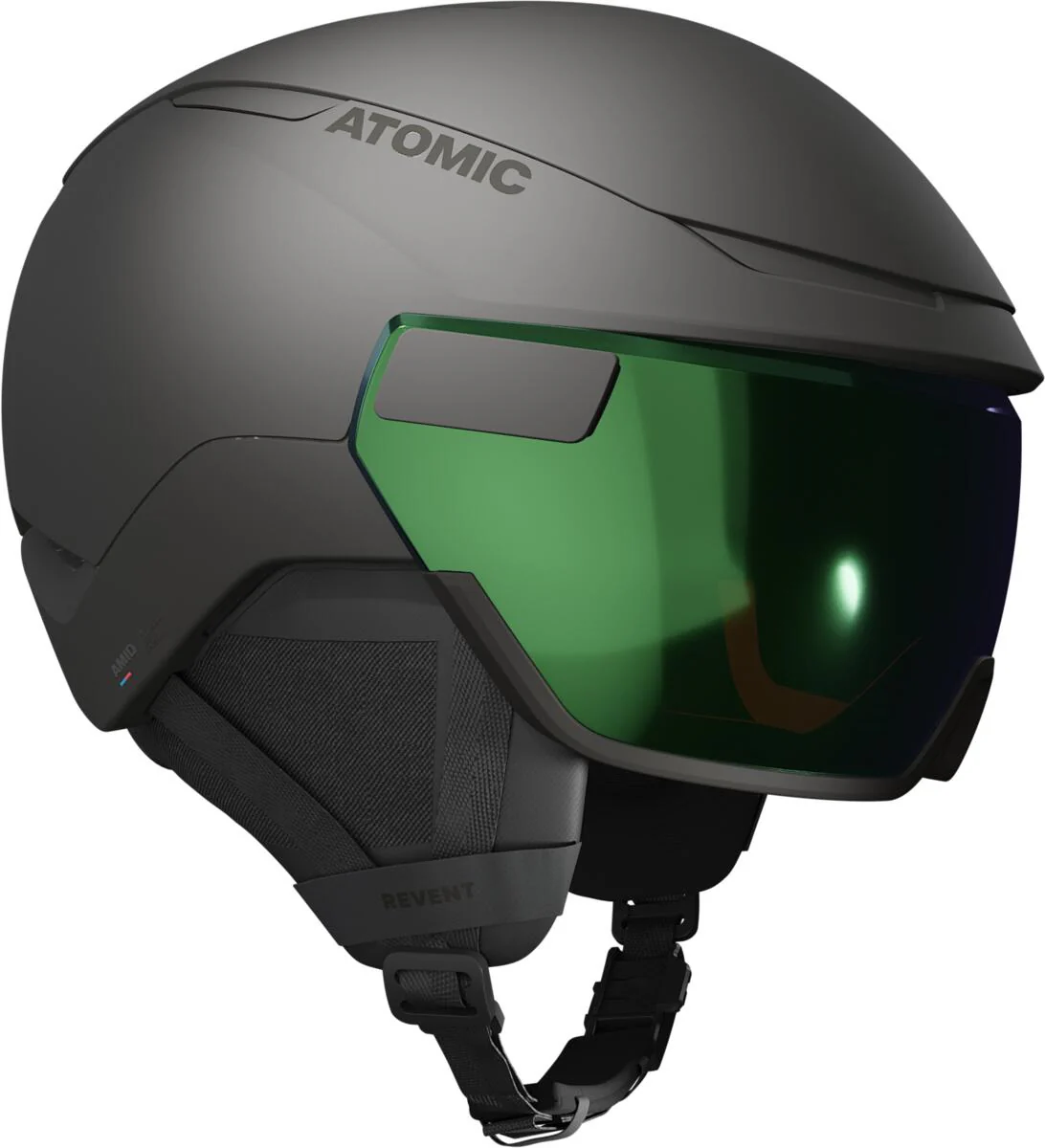 ATOMIC helmet Revent GT Amid Visor HD black w/green HD C2-3 - Image 3