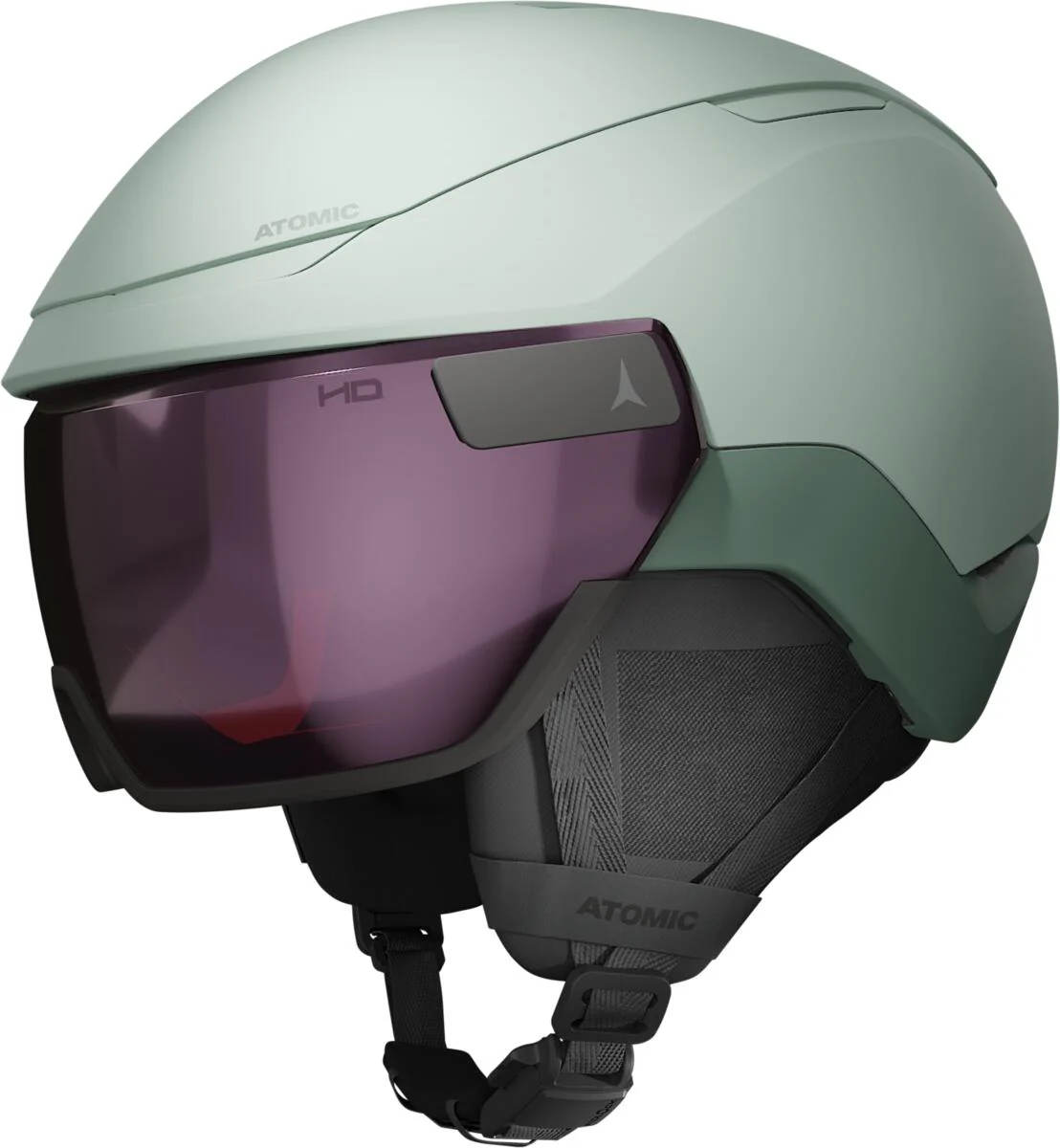 ATOMIC helmet Revent GT Amid Visor HD light green w/pink copper HD C2-3 - Image 2