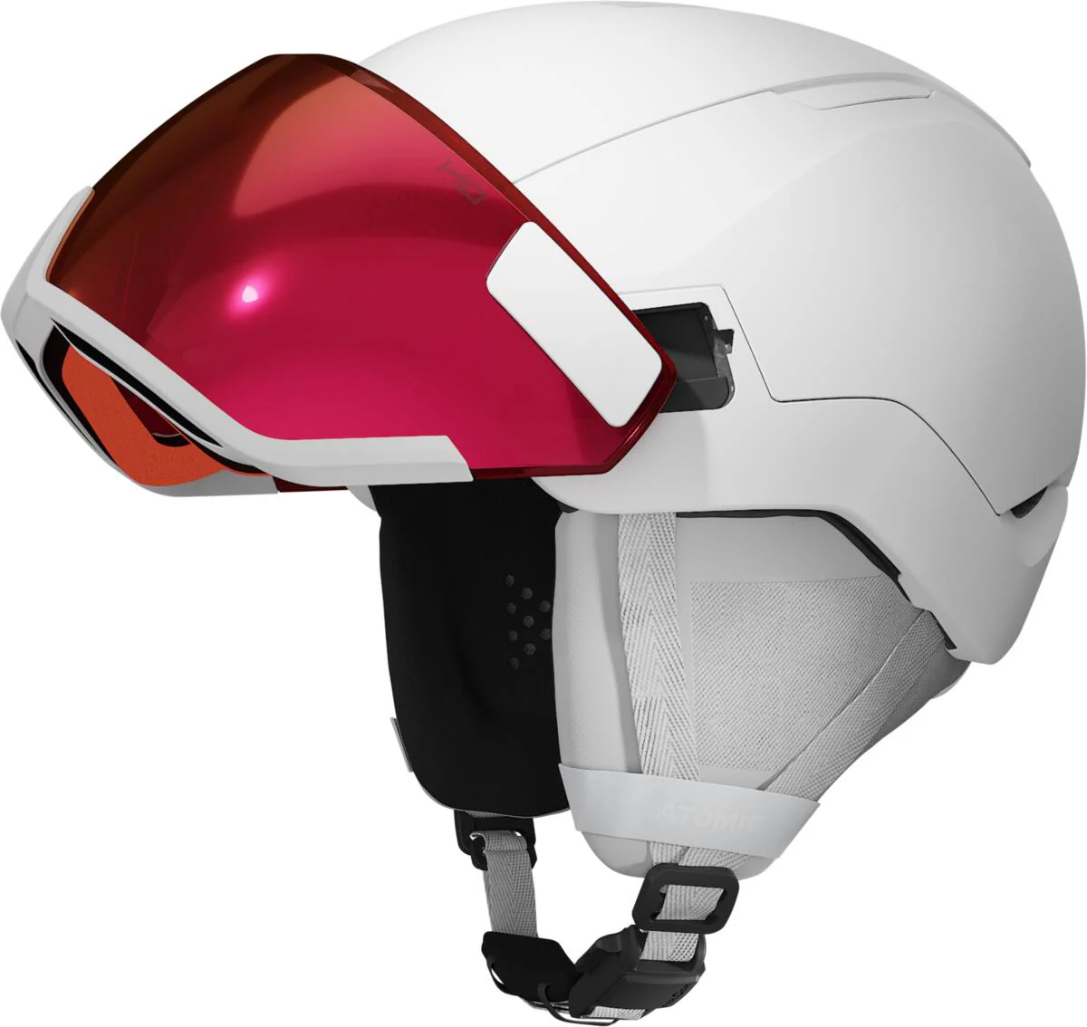ATOMIC helmet Revent GT Amid Visor HD white w/red HD C2-3