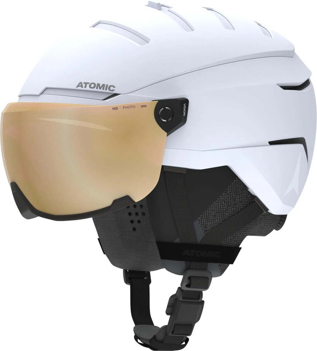 ATOMIC Helmet Savor GT Amid Visor HD Photo Light Grey w/Amber Gold HD Photo C1-3