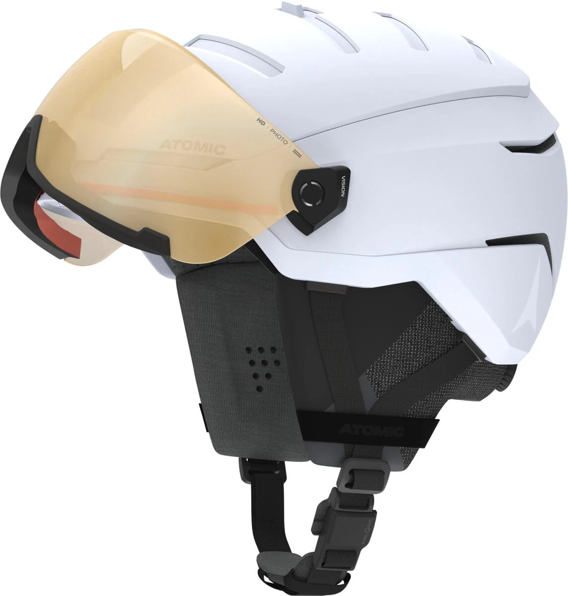 ATOMIC Helmet Savor GT Amid Visor HD Photo Light Grey w/Amber Gold HD Photo C1-3 - Image 2