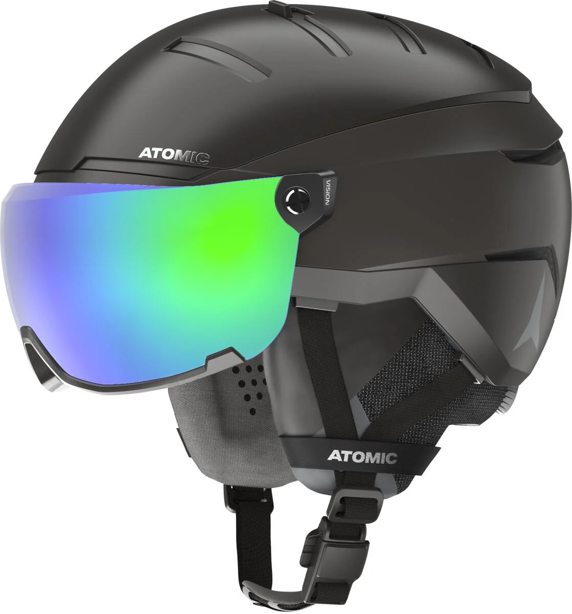 ATOMIC helmet Savor GT Amid Visor HD Plus black w/green HD C2-3