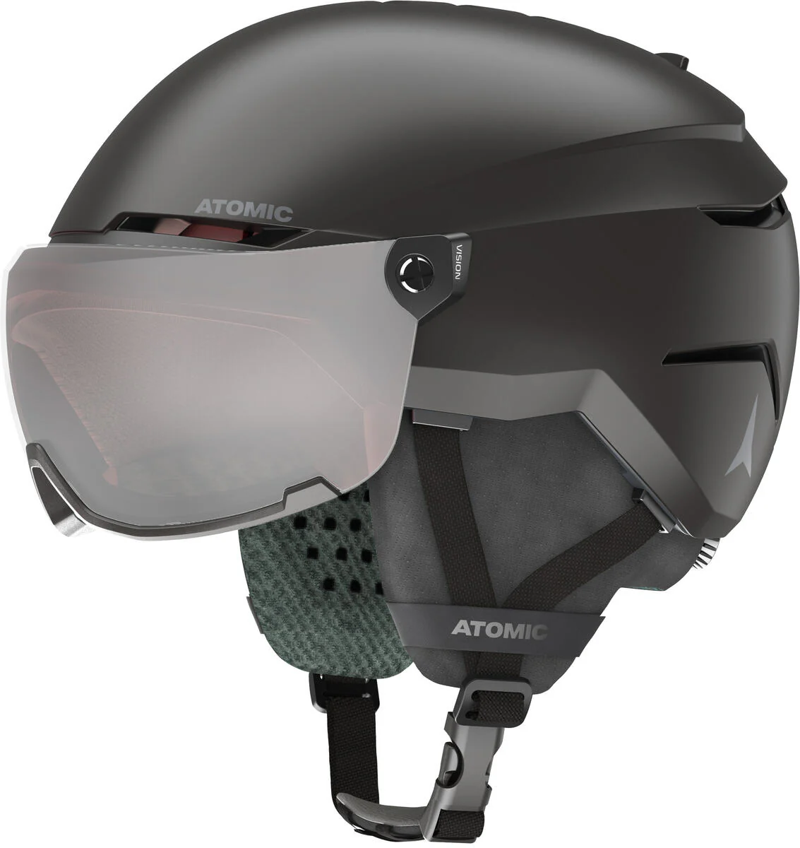 ATOMIC Helmet Savor Visor JR Black w/Silver Flash C2