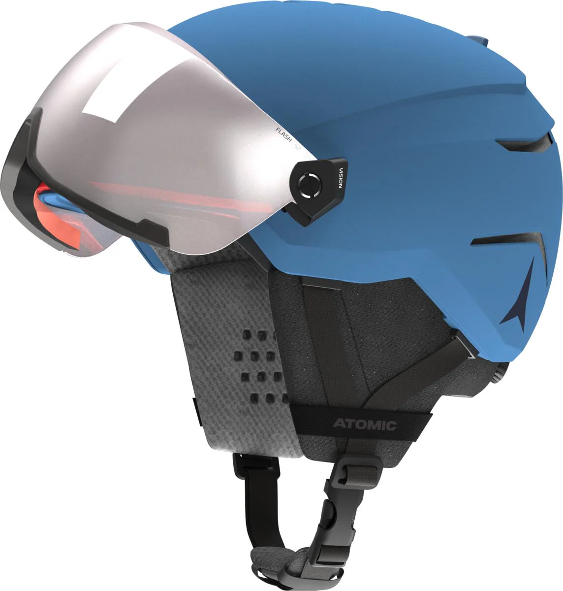 ATOMIC helmet Savor Visor JR blue w/silver flash C2 - Image 2