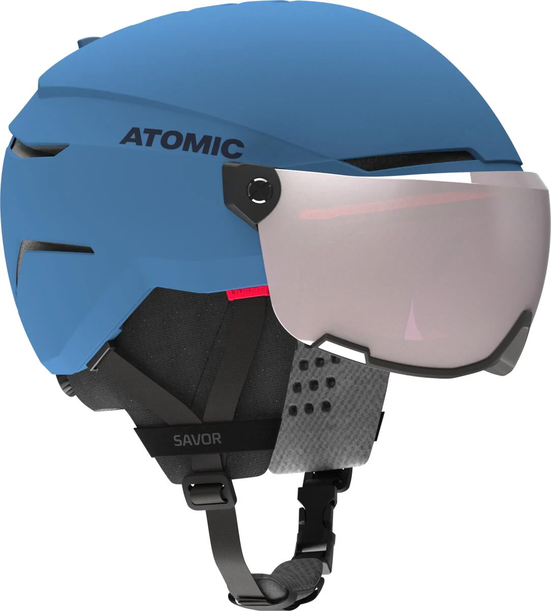 ATOMIC helmet Savor Visor JR blue w/silver flash C2 - Image 3