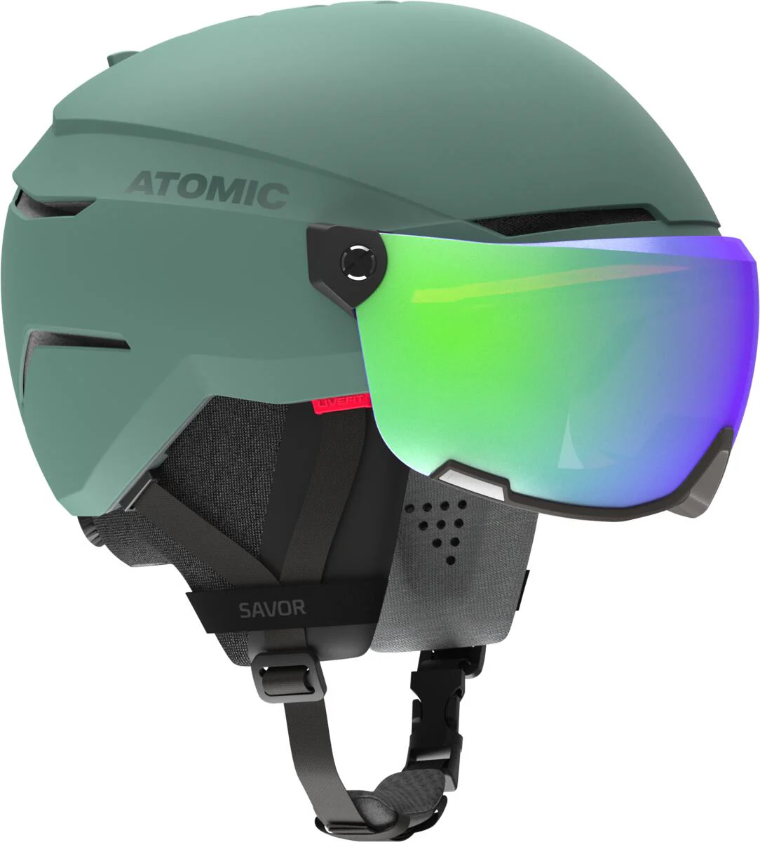 ATOMIC helmet Savor Visor ST dark green w/green ST C2 - Image 3