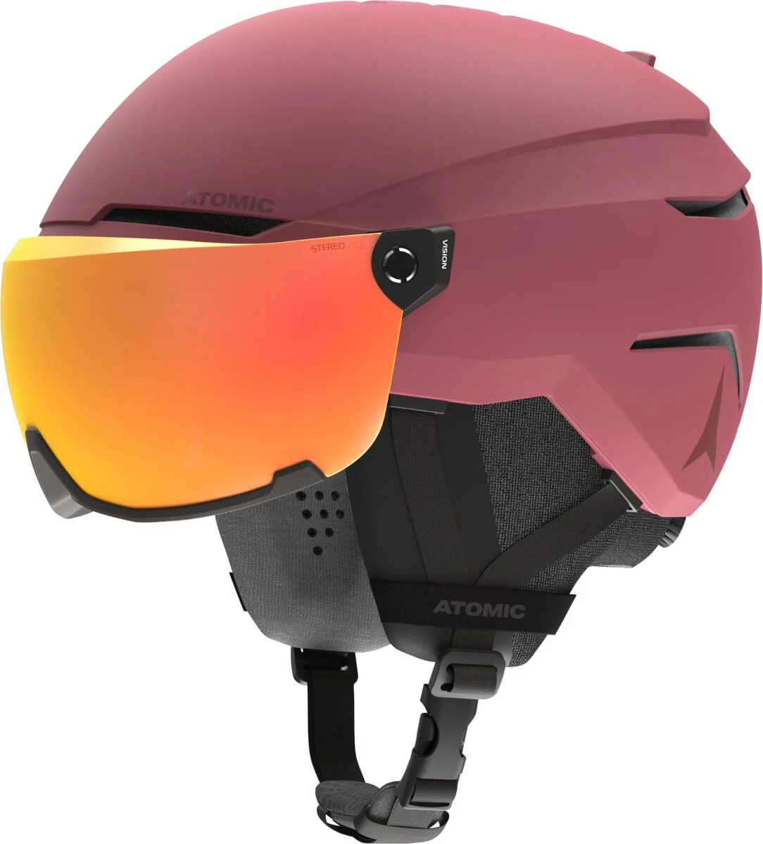 ATOMIC helmet Savor Visor ST maroon red w/red ST C2