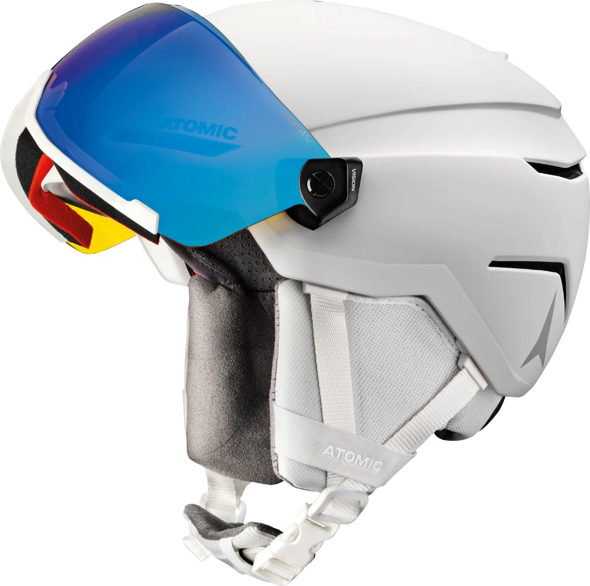 ATOMIC Helmet Savor Visor ST White w/Blue ST AW C2 - Image 2