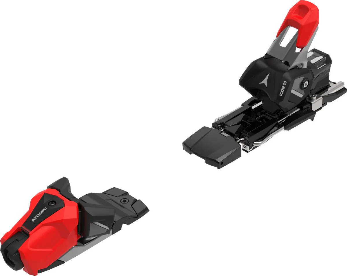 ATOMIC NY Redster J9 RS J-RP w/Icon 10 red/violet alpine skis with bindings - Image 4