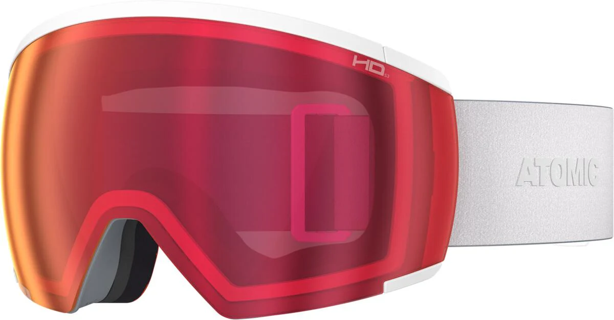 ATOMIC Redster L HD white w/red HD C2-3 goggles