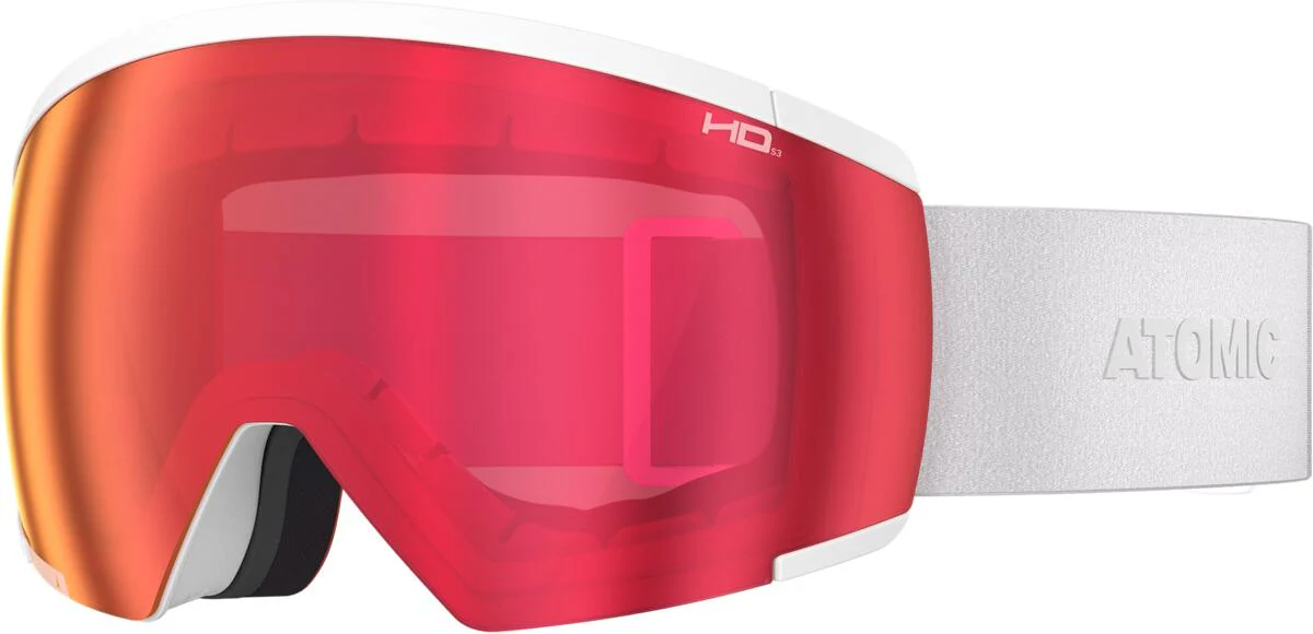 ATOMIC Redster M HD white w/red HD C2-3 goggles