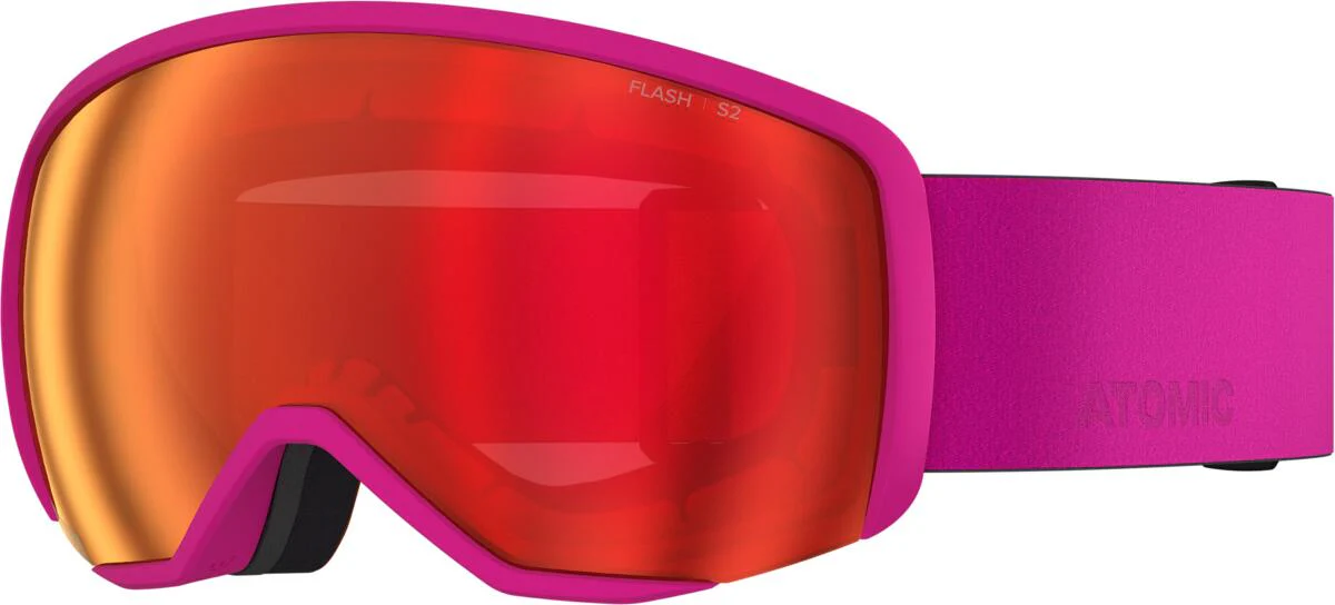 ATOMIC Revent JR S Flash pink w/red flash C2 goggles
