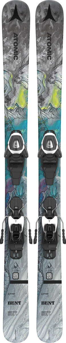 ATOMIC Skis With Bindings Bent JR