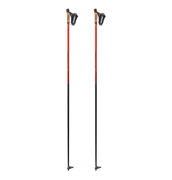 ATOMIC XC Ski Poles Redster Carbon QRS Red/Black