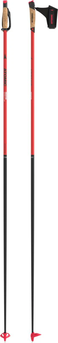ATOMIC XC Ski Poles Redster WC QRS Red/Carbon
