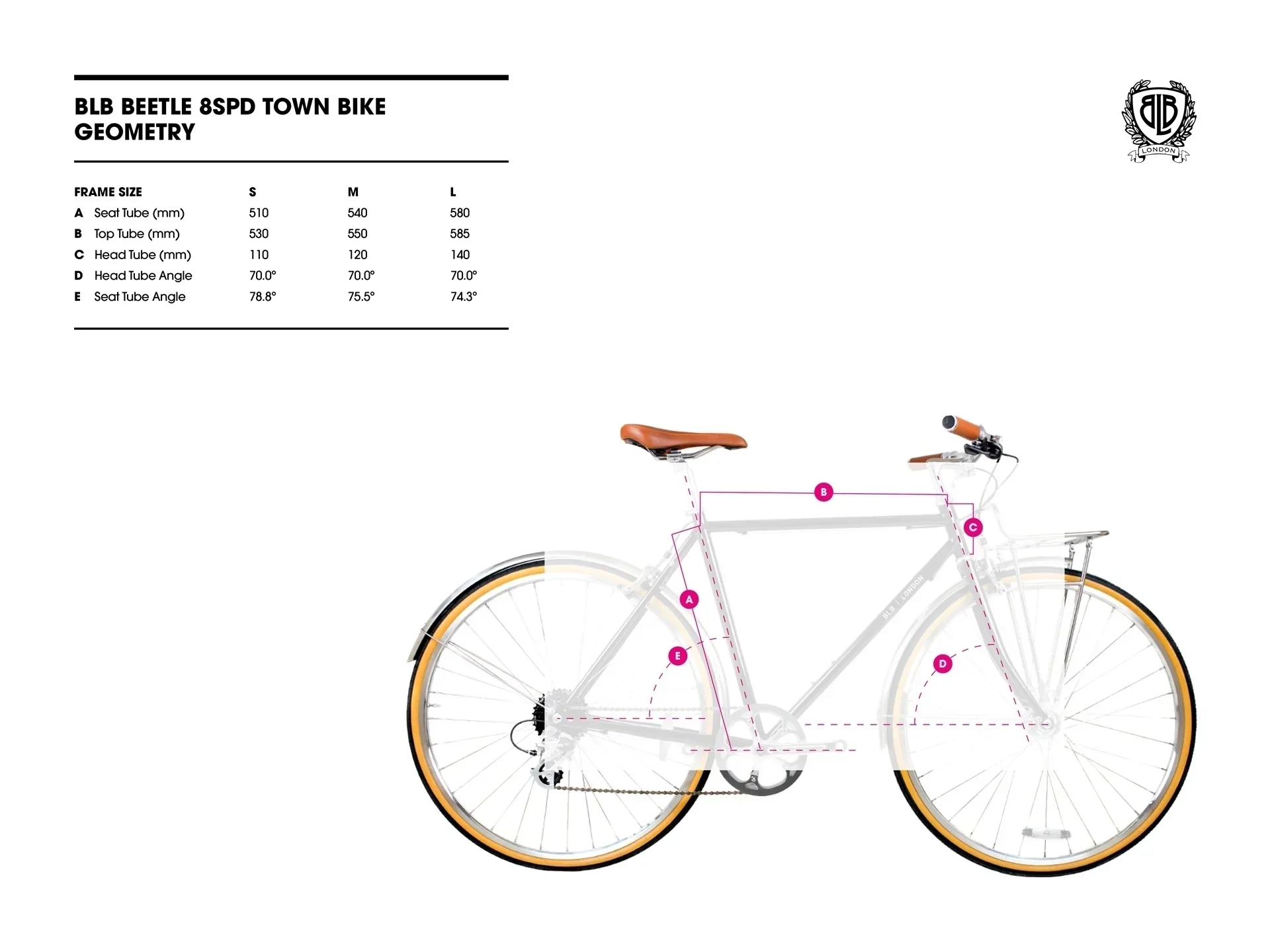 BLB Beetle 8spd Town Bike - Moss Blue - Image 8