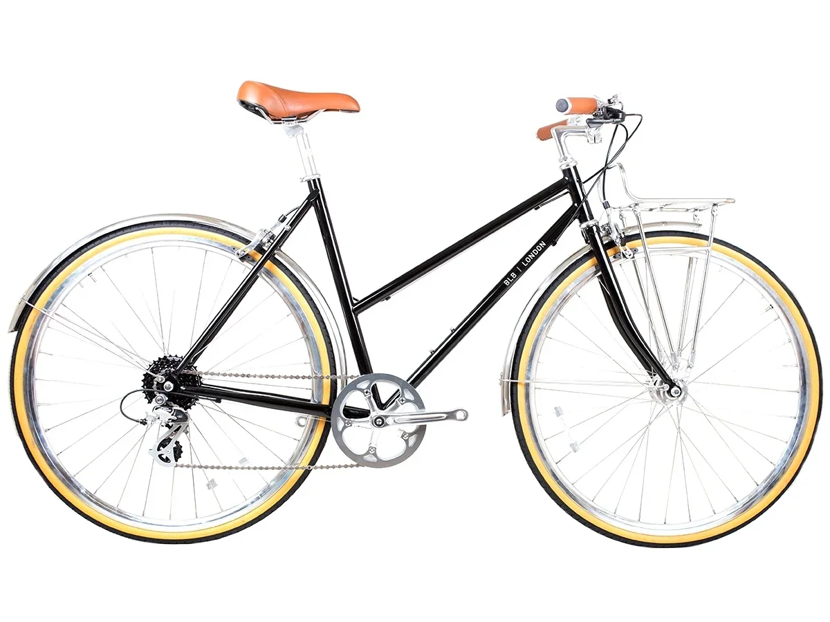 BLB Butterfly 8spd Town Bike - Black