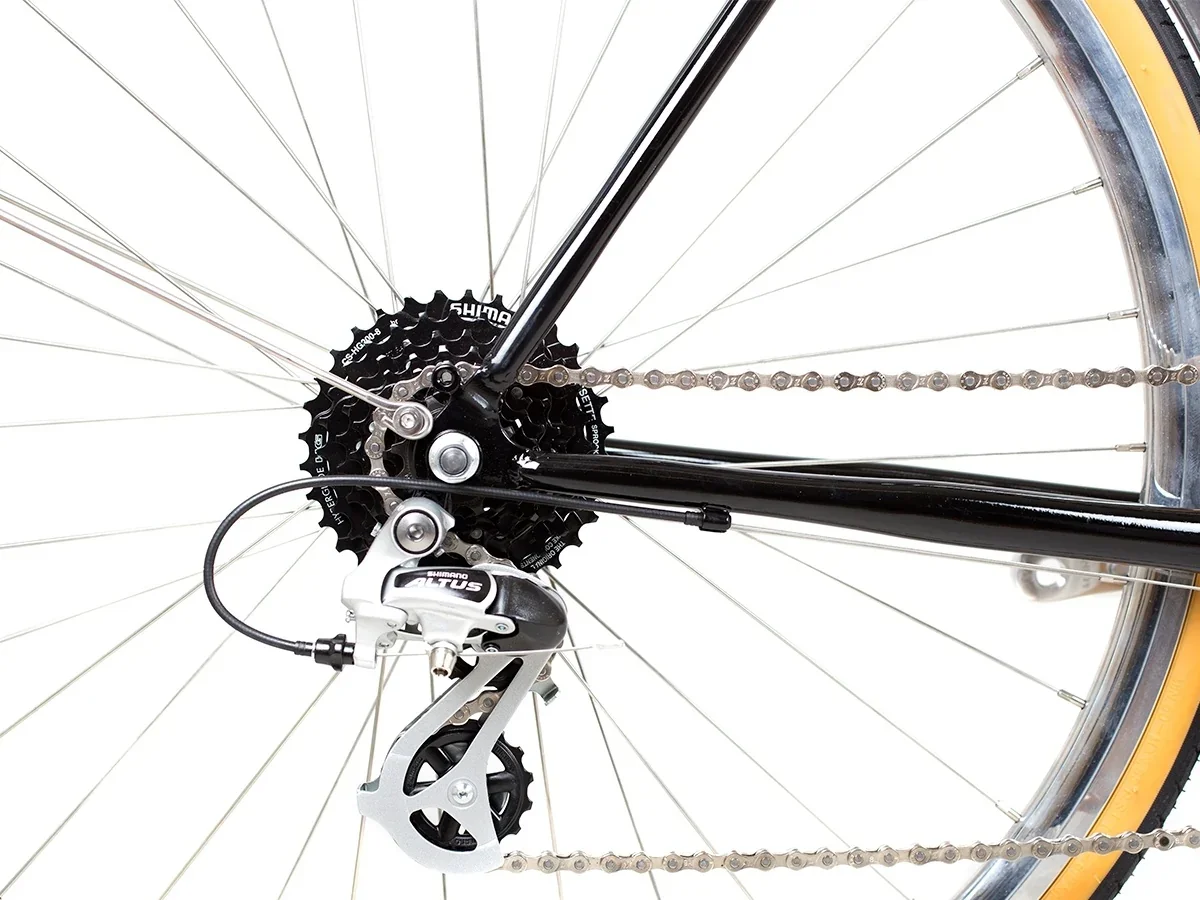 BLB Butterfly 8spd Town Bike - Black - Image 5