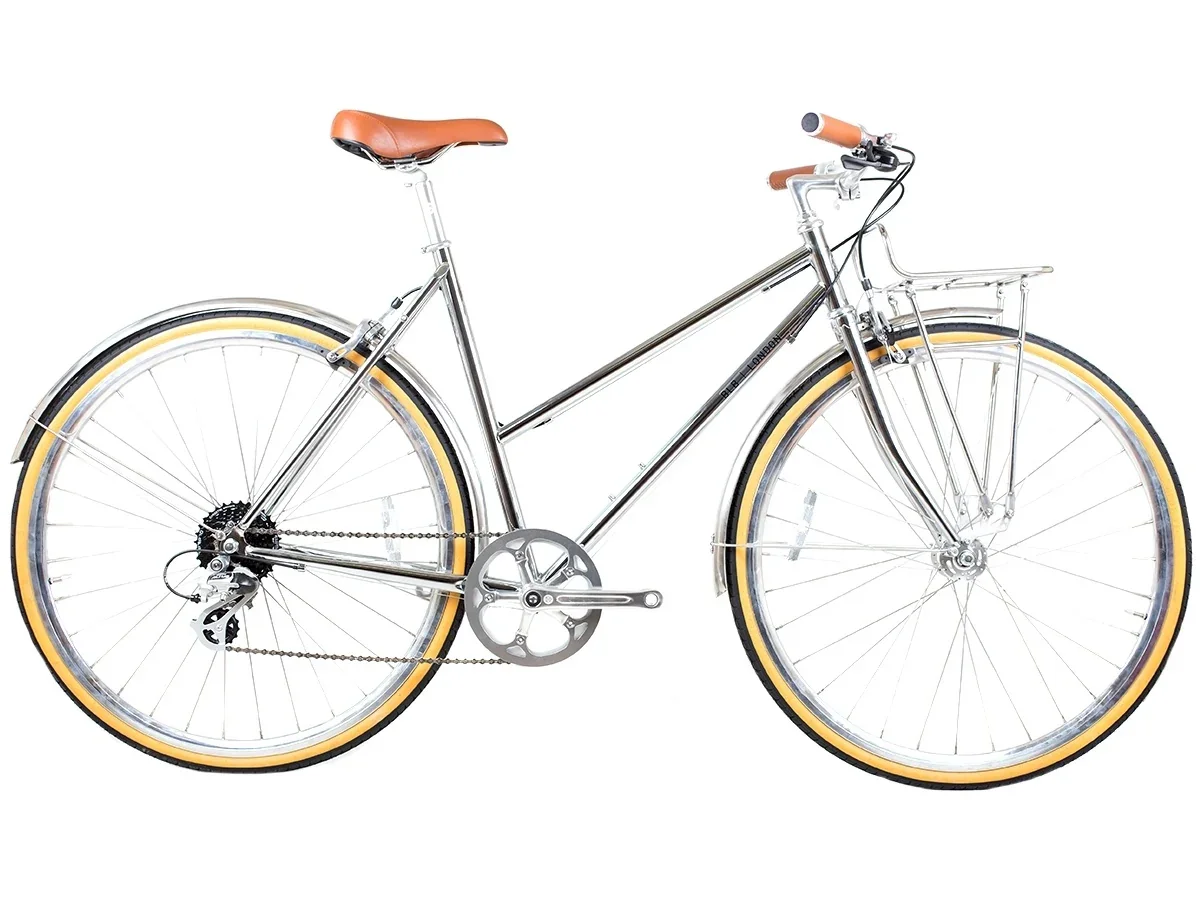 BLB Butterfly 8spd Town Bike - Chrome