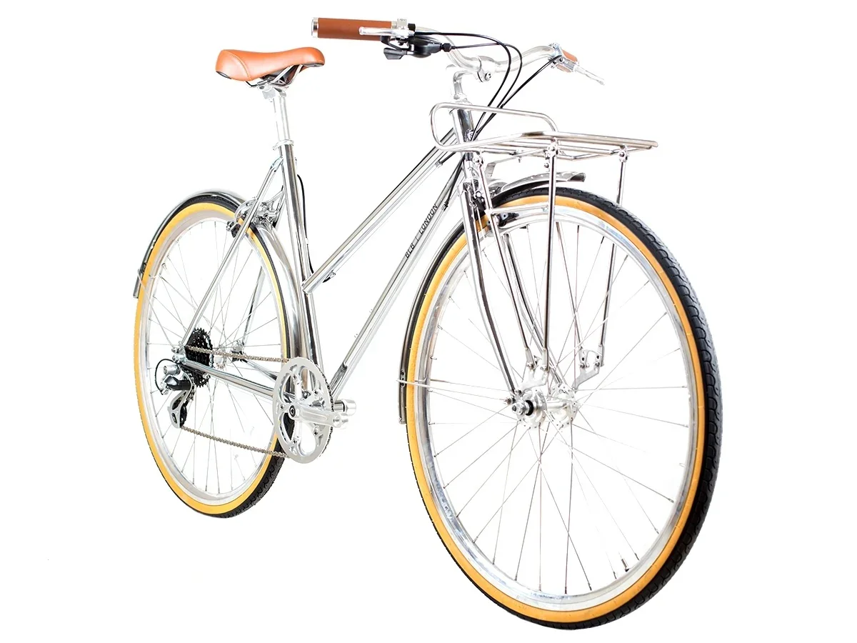 BLB Butterfly 8spd Town Bike - Chrome - Image 2