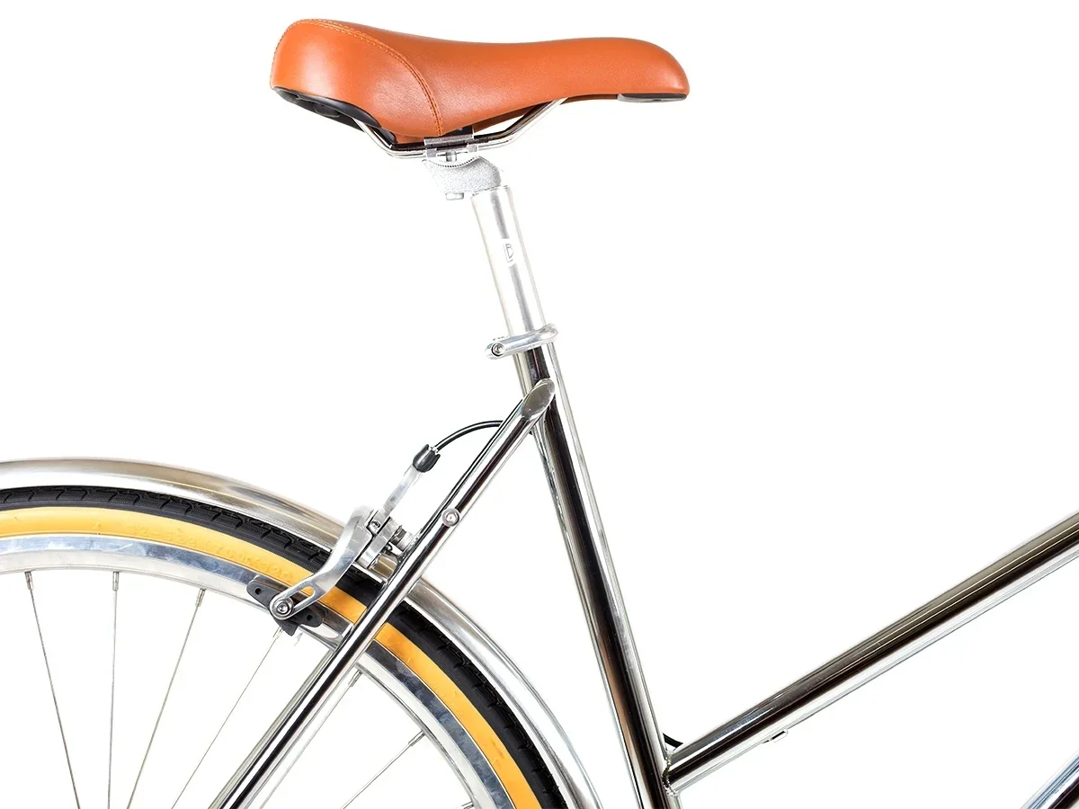 BLB Butterfly 8spd Town Bike - Chrome - Image 4