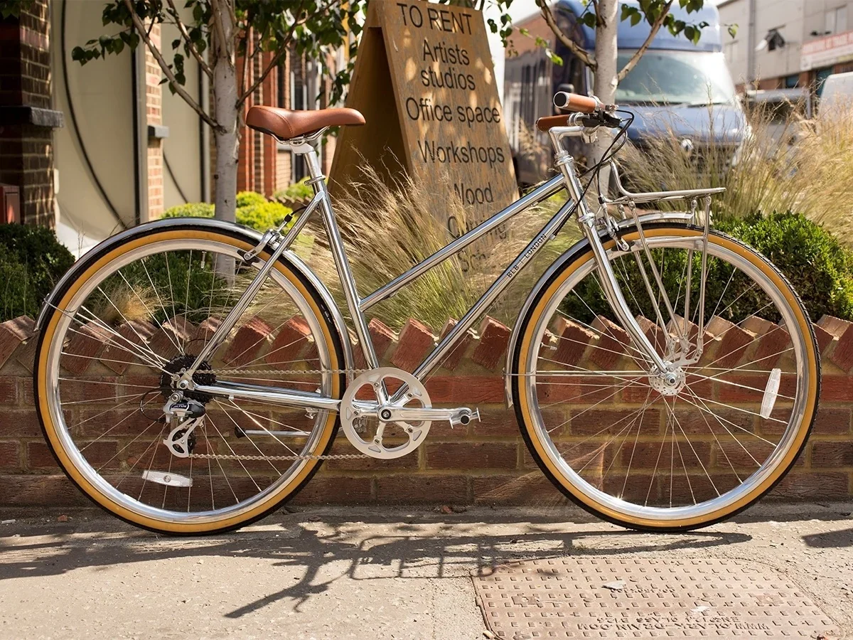 BLB Butterfly 8spd Town Bike - Chrome - Image 7
