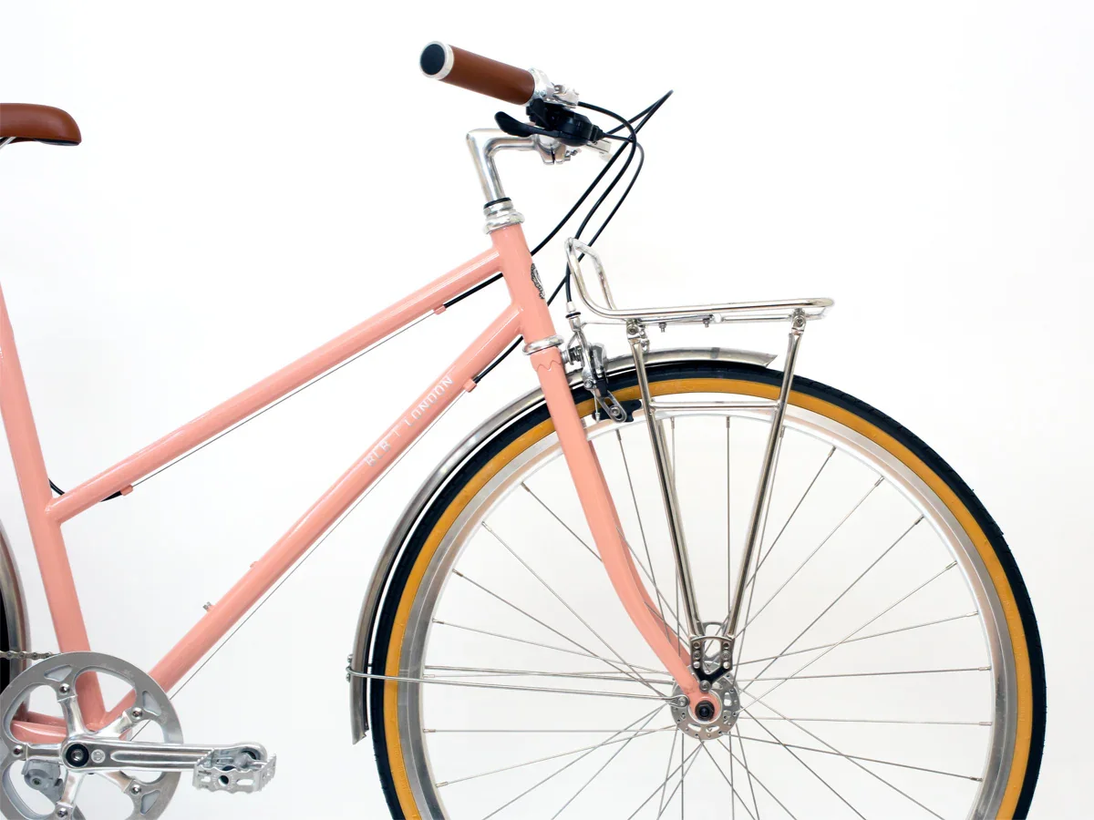 BLB Butterfly 8spd Town Bike - Dusty Pink - Image 4