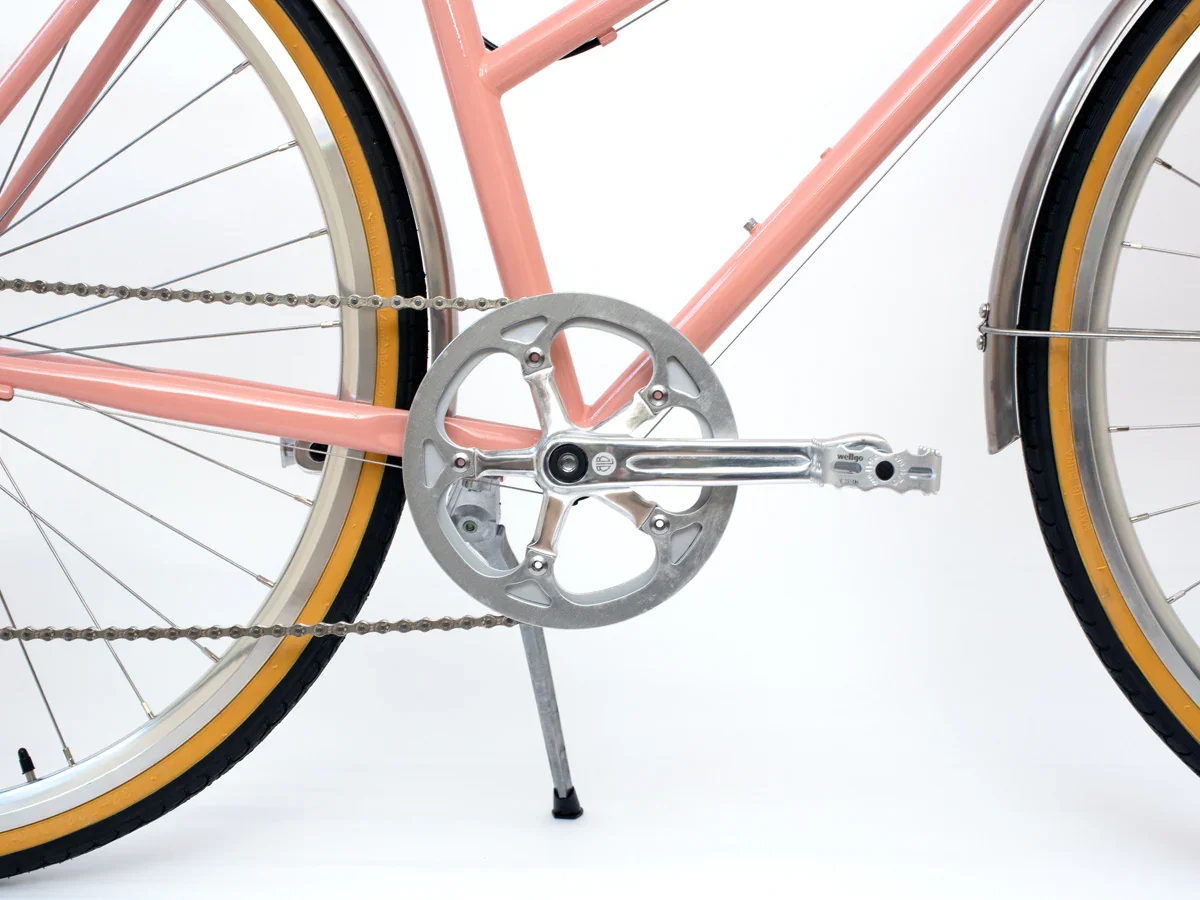 BLB Butterfly 8spd Town Bike - Dusty Pink - Image 6