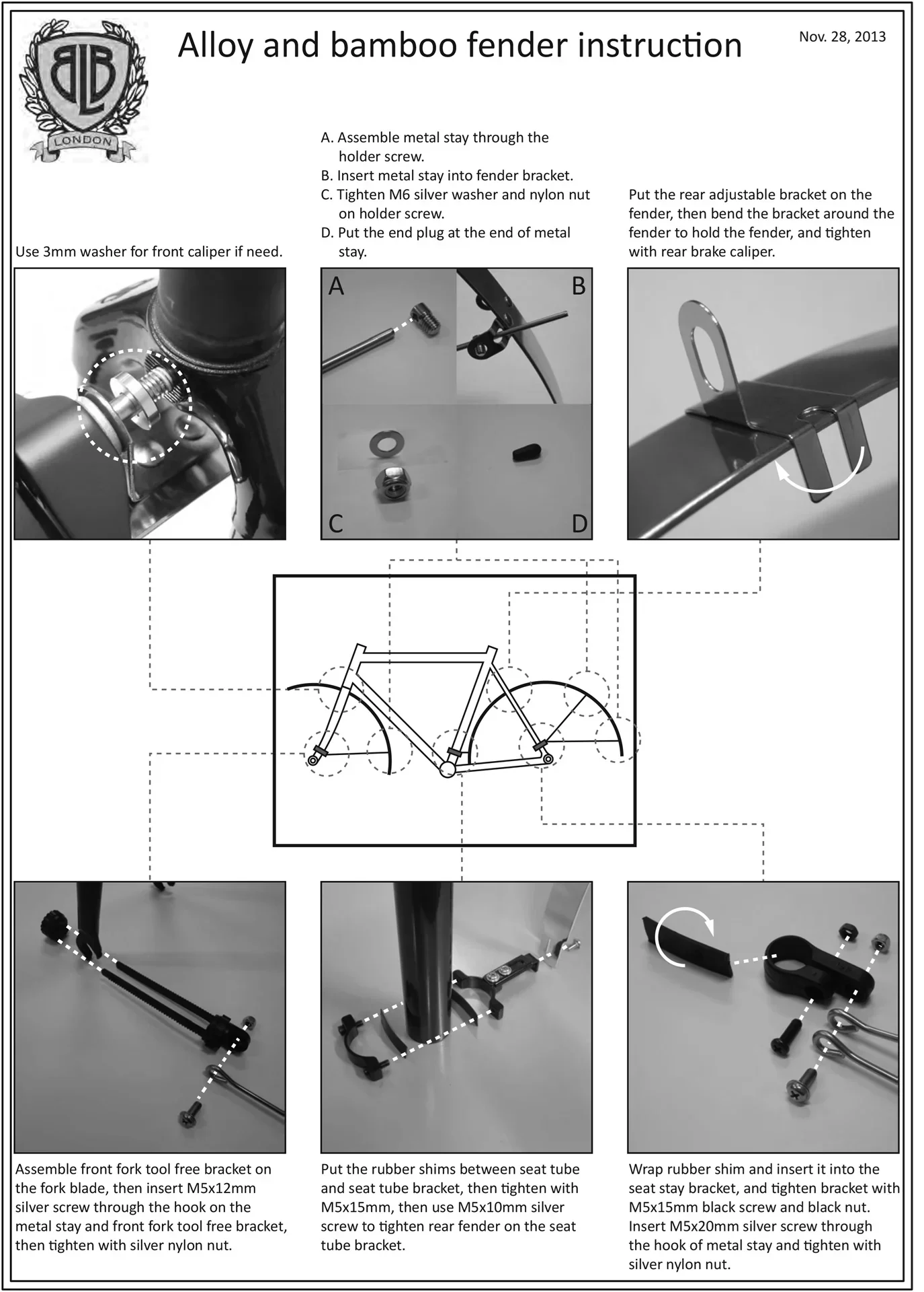 BLB Classic Alloy Fender Set - Image 8
