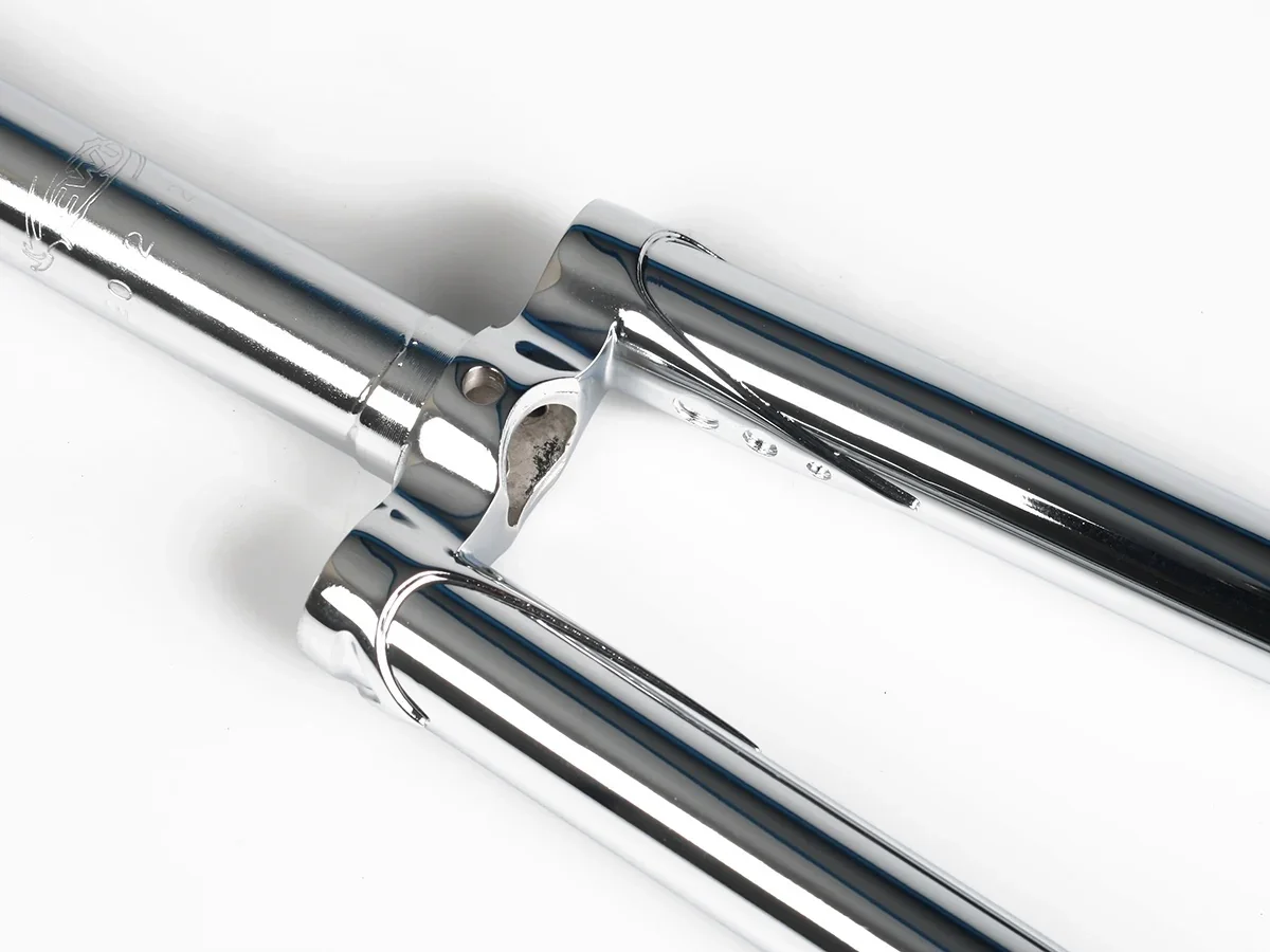 BLB Flat Crown Fork Chrome - Image 2