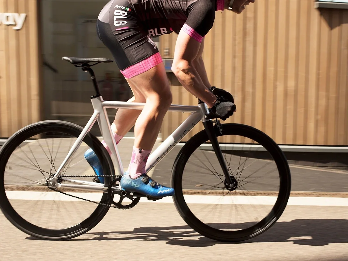 BLB La Piovra ATK Fixie & Single Speed Bike - Polished Silver - Image 12