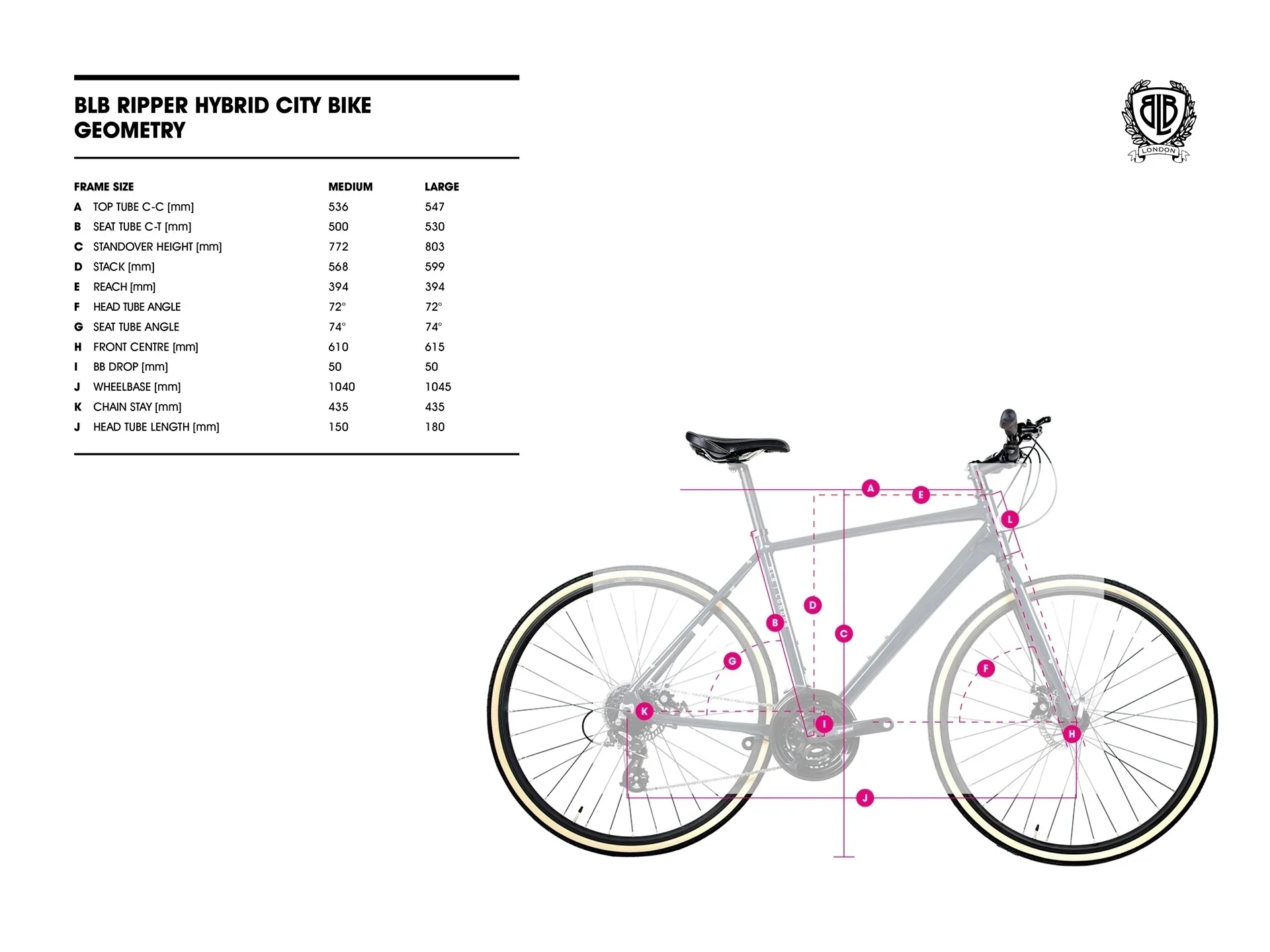 BLB Ripper V-Brake Hybrid Bike - Image 9