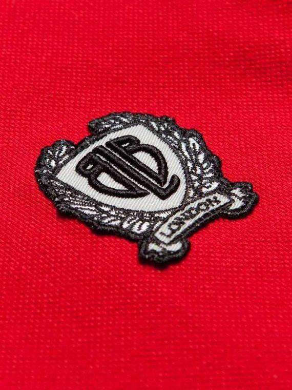 BLB Small Badge Polo Shirt - Red - Image 3