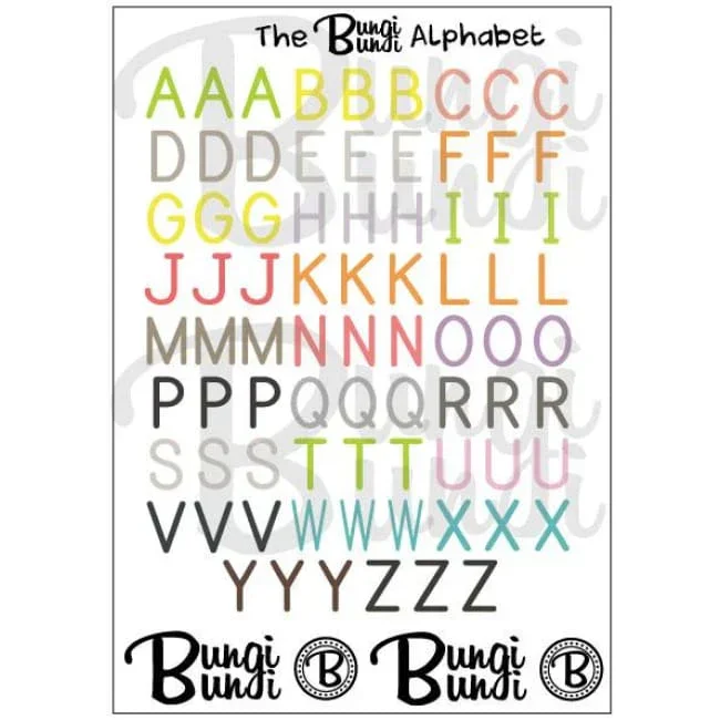 Bungi Bungi Sticker Pack - Animal Alphabet - Image 4