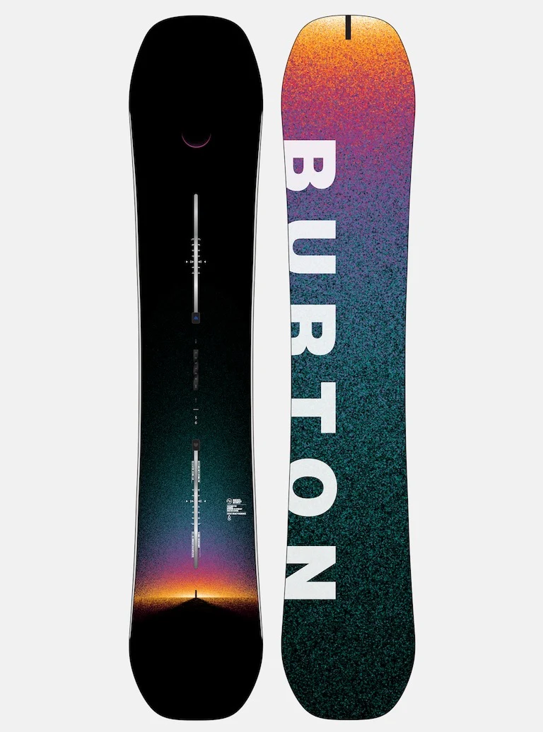 BURTON Board Custom X Black/Orange/Blue